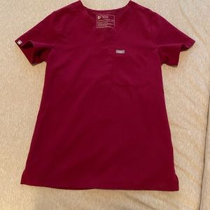 Womens Figs Scrub Top (Limited Edition Magenta)